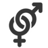 hetero symbol - adult chat room